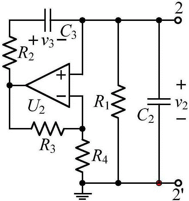Non-inductive chaotic circuit only including two operational amplifiers based on Wien bridge oscillator