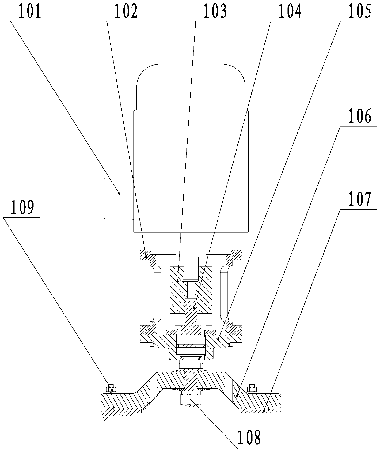 Stripping device used for ground dirt removal of nuclear facility