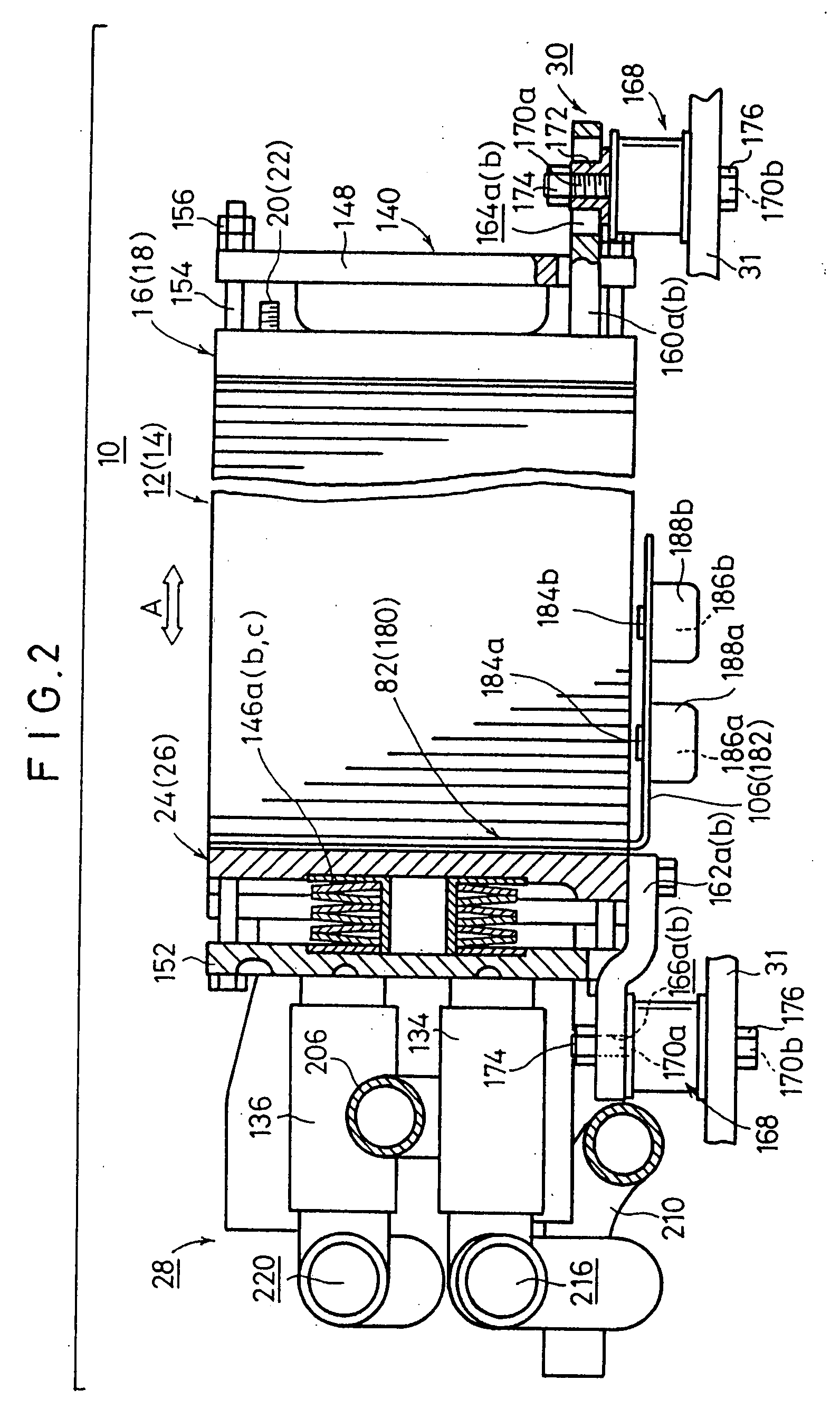 Solid polymer electrolyte fuel cell stack