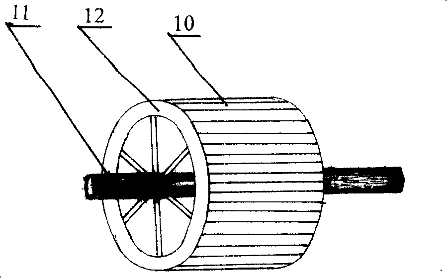 Suction pump jet driving device without delivery lift