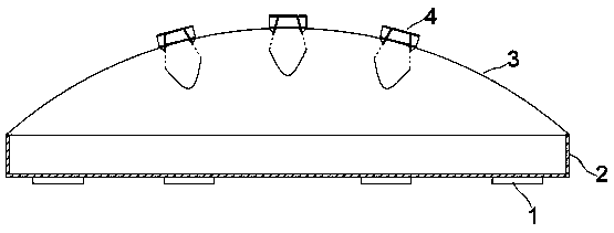 Air convection type air dome building