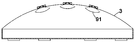 Air convection type air dome building
