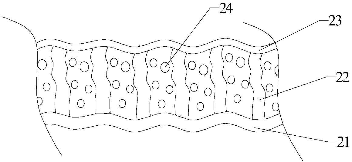 Paper diaper with grid type absorption body and method for preparing paper diaper