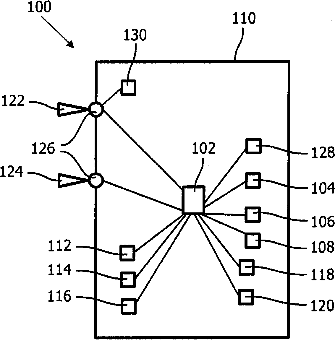 Building management system with active building skin, an environmental resource collector for use in such a system and a method of managing resources used in a building