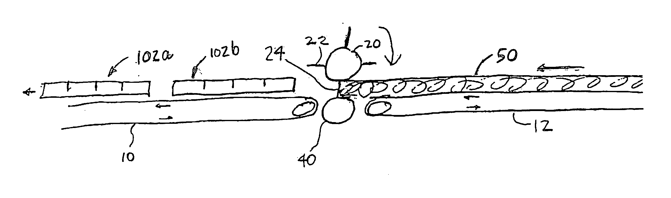 Apparatus and method for forming perforated band joist insulation