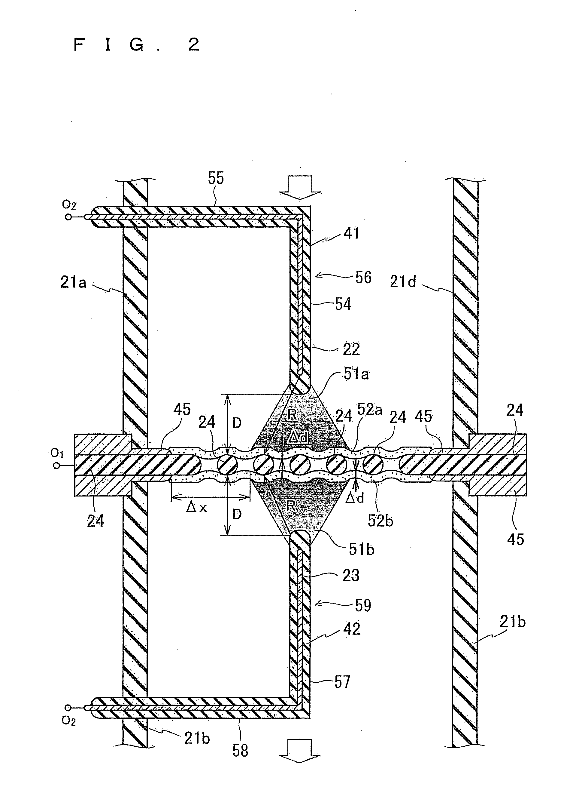 Gas reforming device