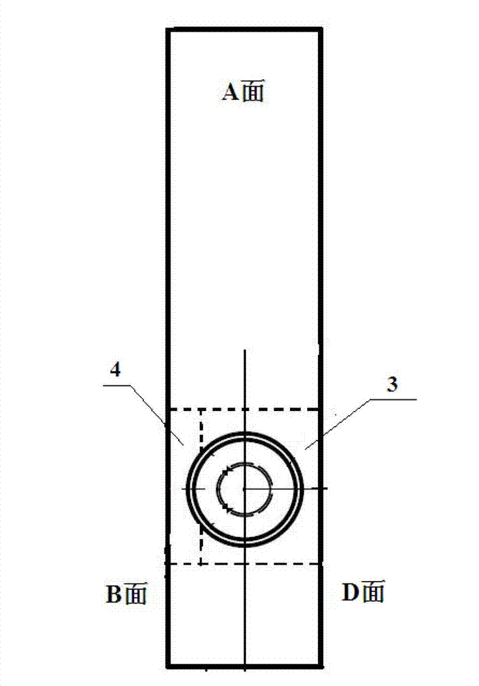 Film radiation dosage testing clamp