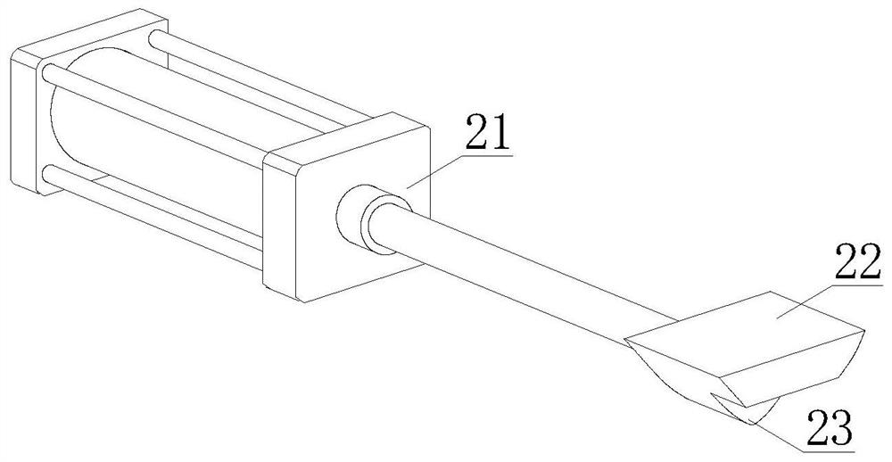 Metal bending equipment of automatic discharging mechanism for metal bending