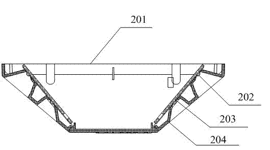 Elongated light-distributing light-emitting diode (LED) lamp