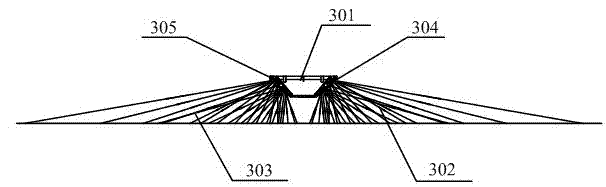 Elongated light-distributing light-emitting diode (LED) lamp