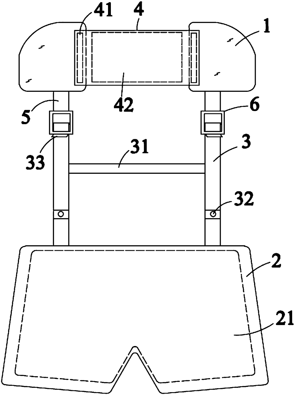 Lumbar vertebra longitudinal-axis pressurizing device