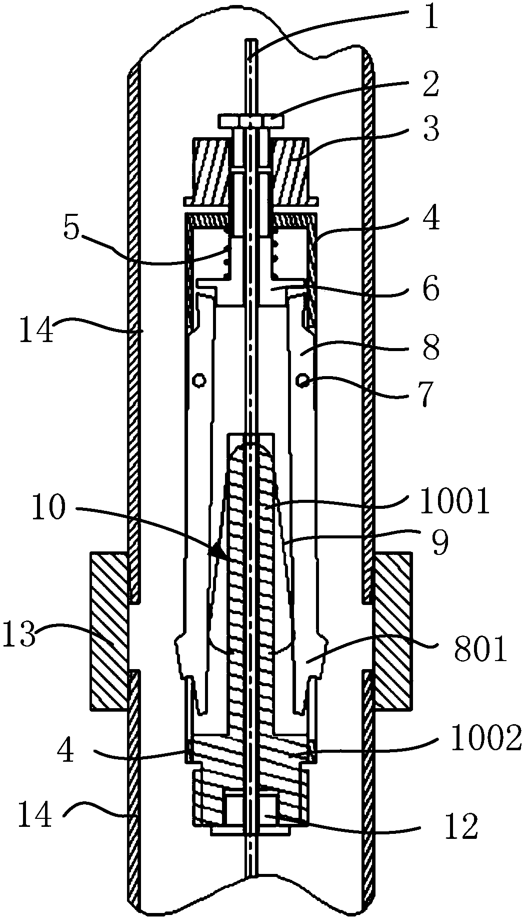 cable-testing-instrument-falling-prevention-device-in-oil-gas-well