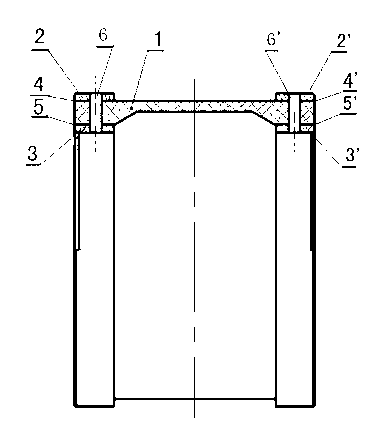 Longitudinal connecting moment tube and manufacturing method thereof