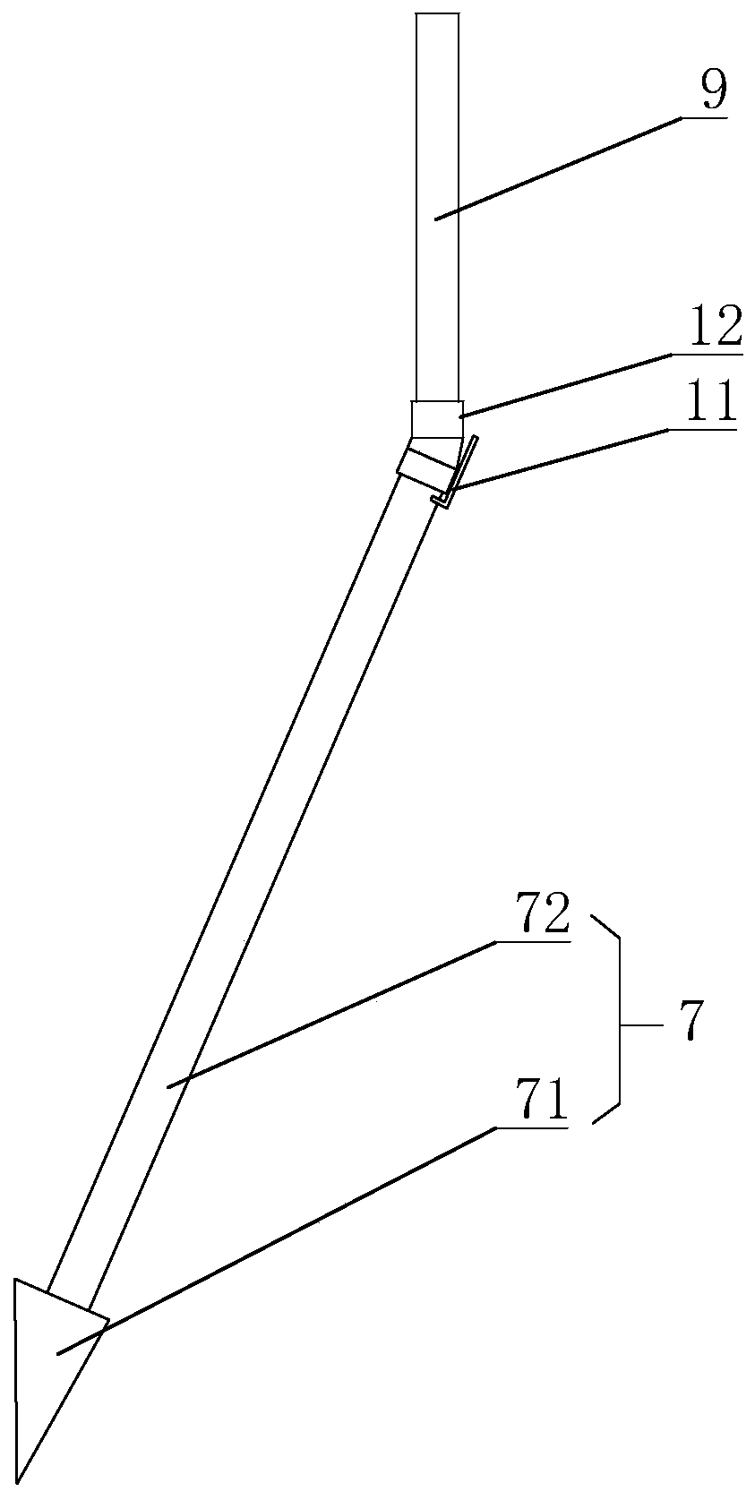 Treatment method and foundation structure of deep foundation