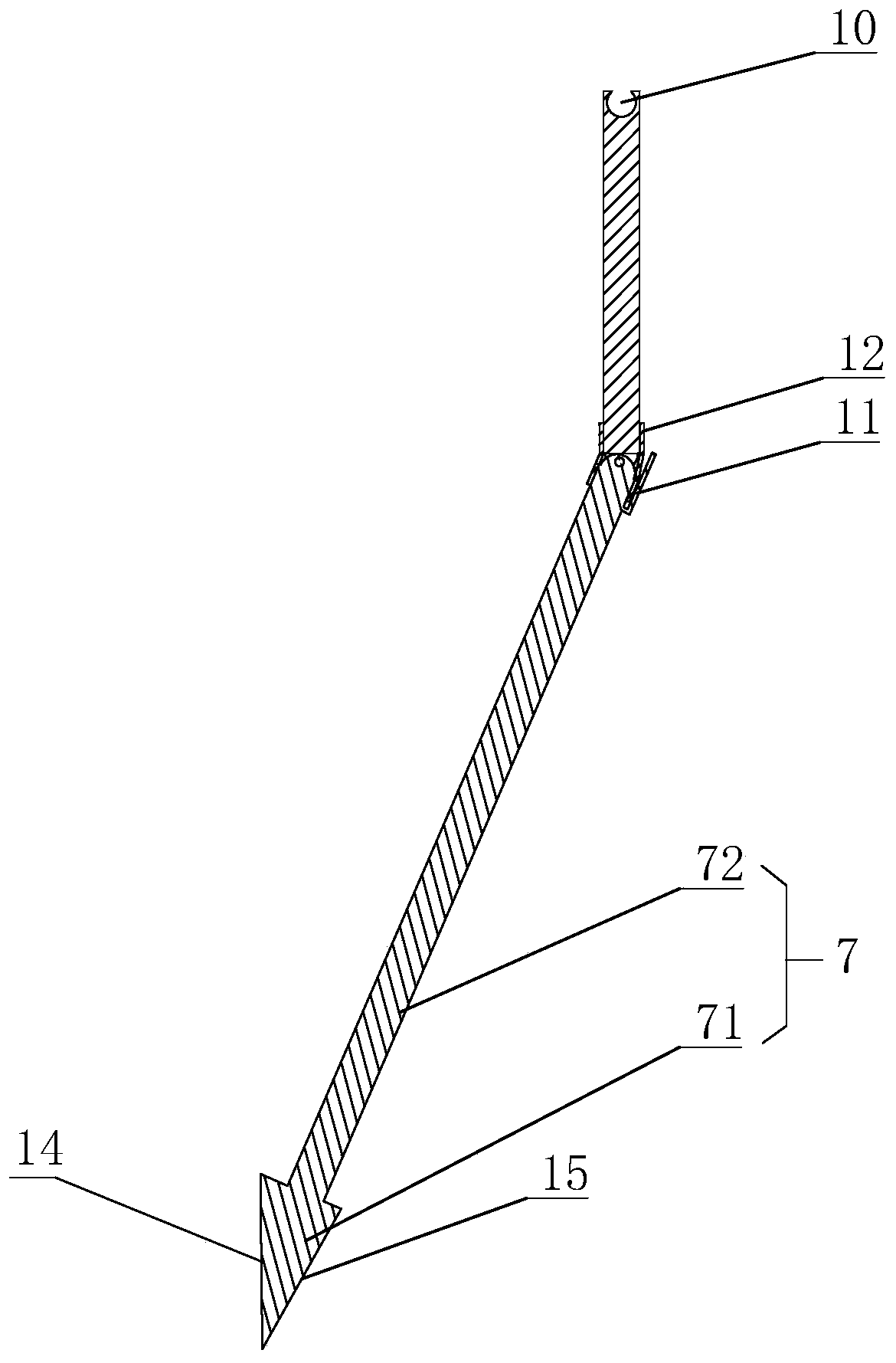 Treatment method and foundation structure of deep foundation