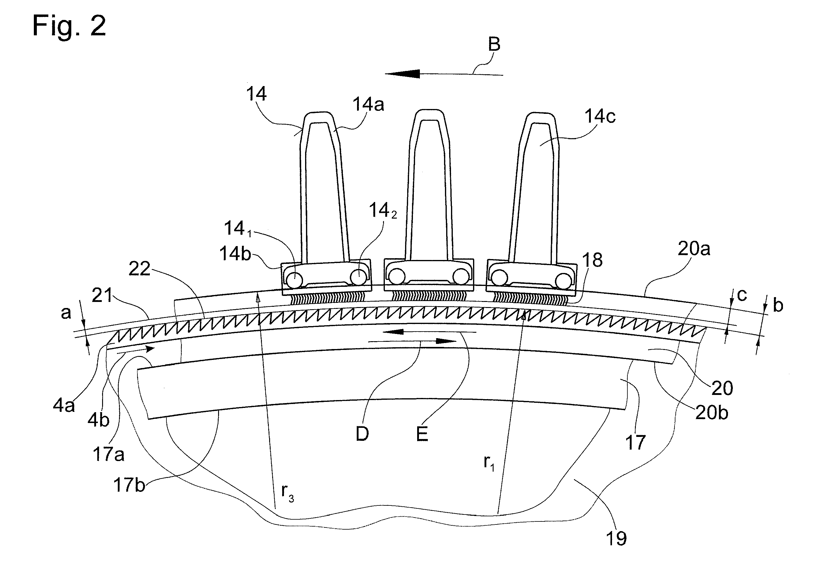 Card flat bar for a carding machine, for cotton, synthetic fibers or the like, having a card flat clothing