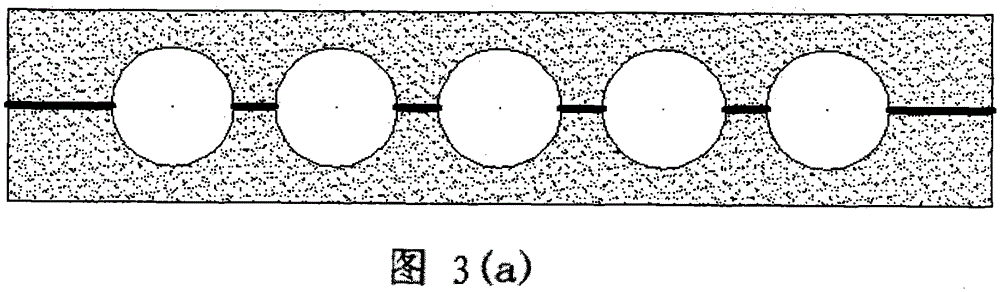 A method for producing hollow particleboard by two-step flat pressing method