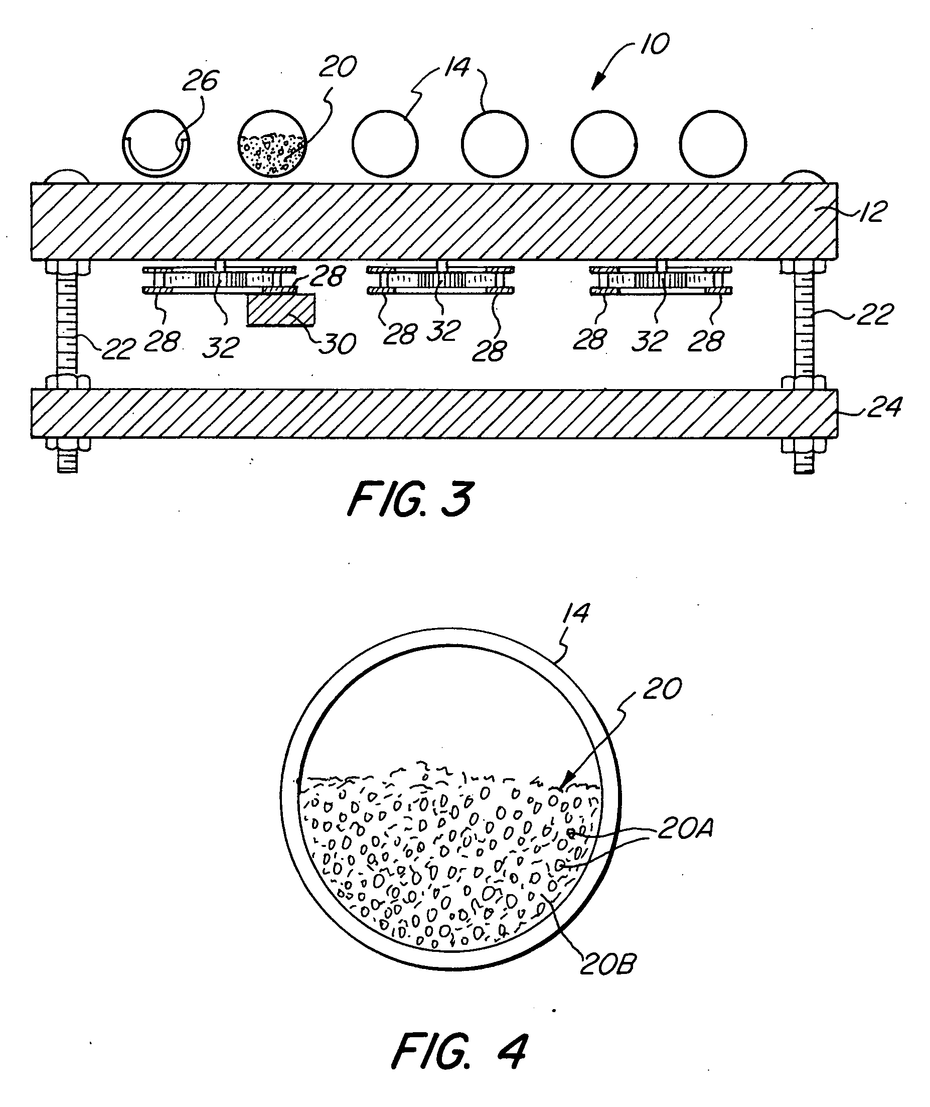 Device and method for coating serpentine fluorescent lamps