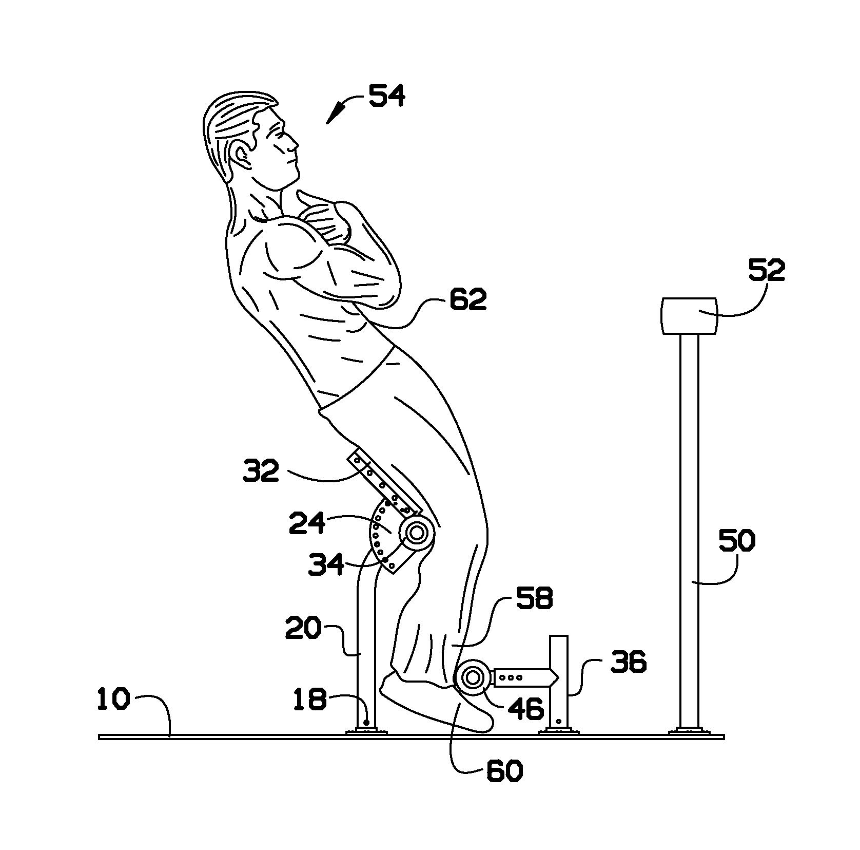 Abdominal/back muscle exercise device