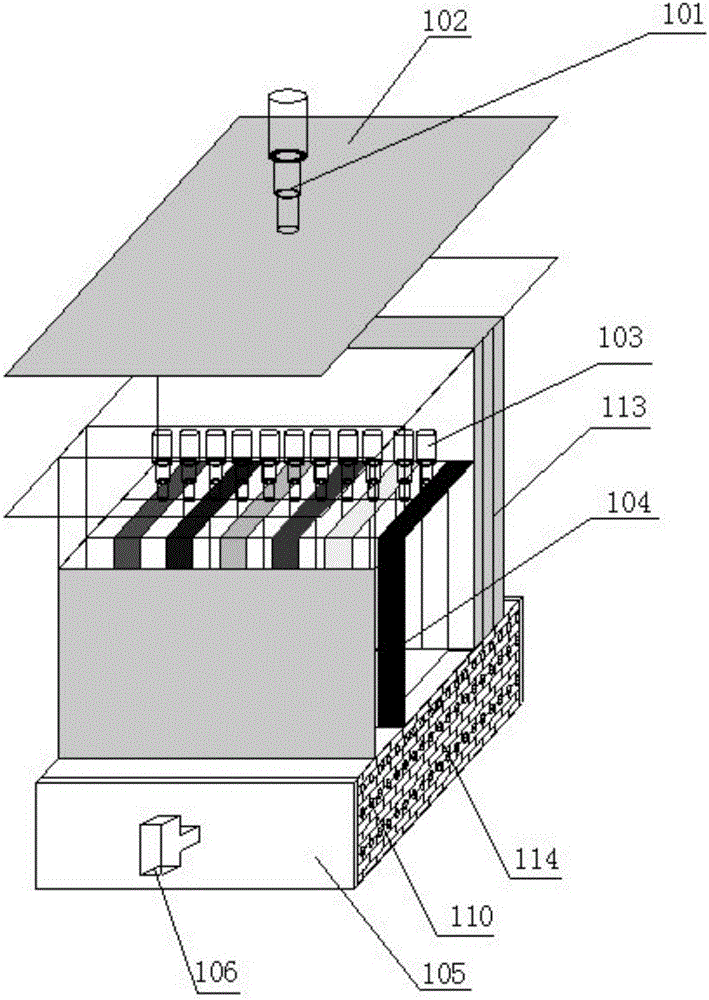 A simulation test method for mining failure of the bottom floor of mine working face