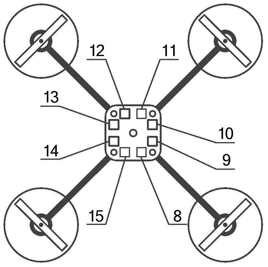 Multi-resolution indoor three-dimensional scene reconstitution device and method based on laser radar and quadrotor