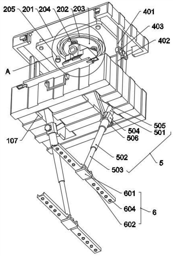 Portable engineering surveying and mapping device for geological mineral exploration