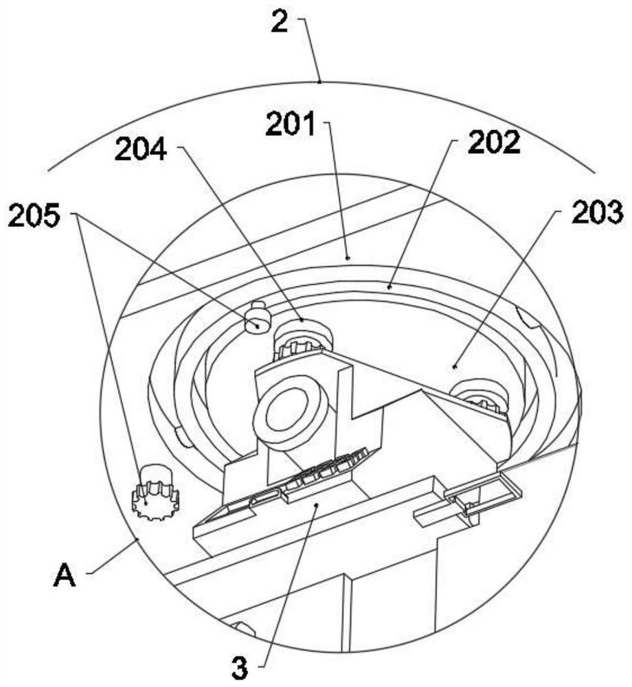 Portable engineering surveying and mapping device for geological mineral exploration