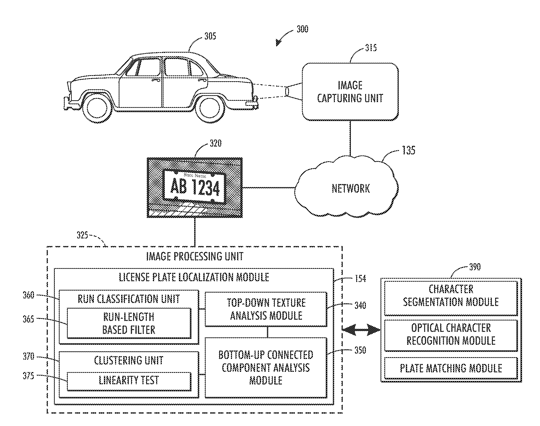 Method and system for identifying a license plate