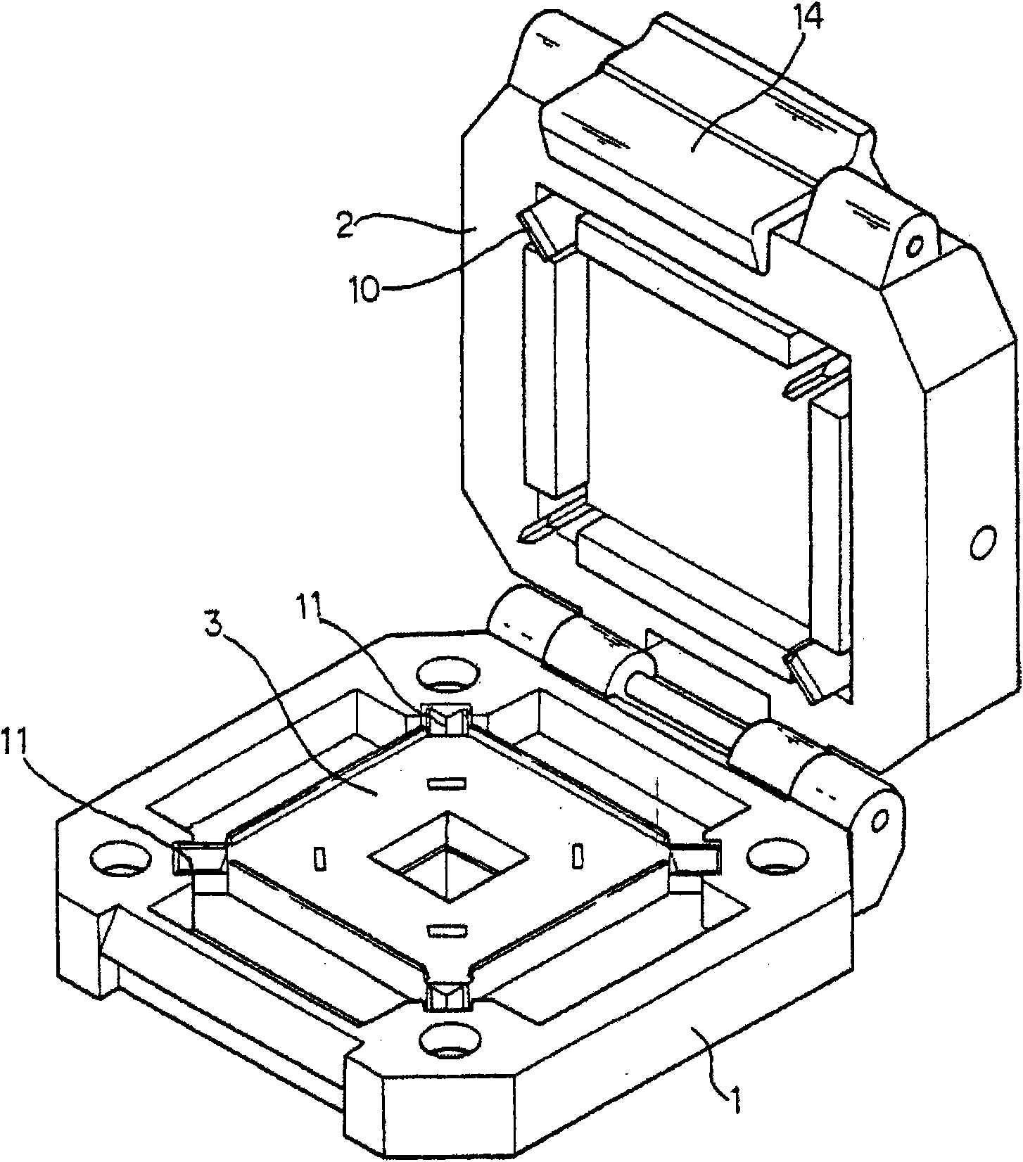 Wafer socket and method for detecting horizontal positioning of wafer