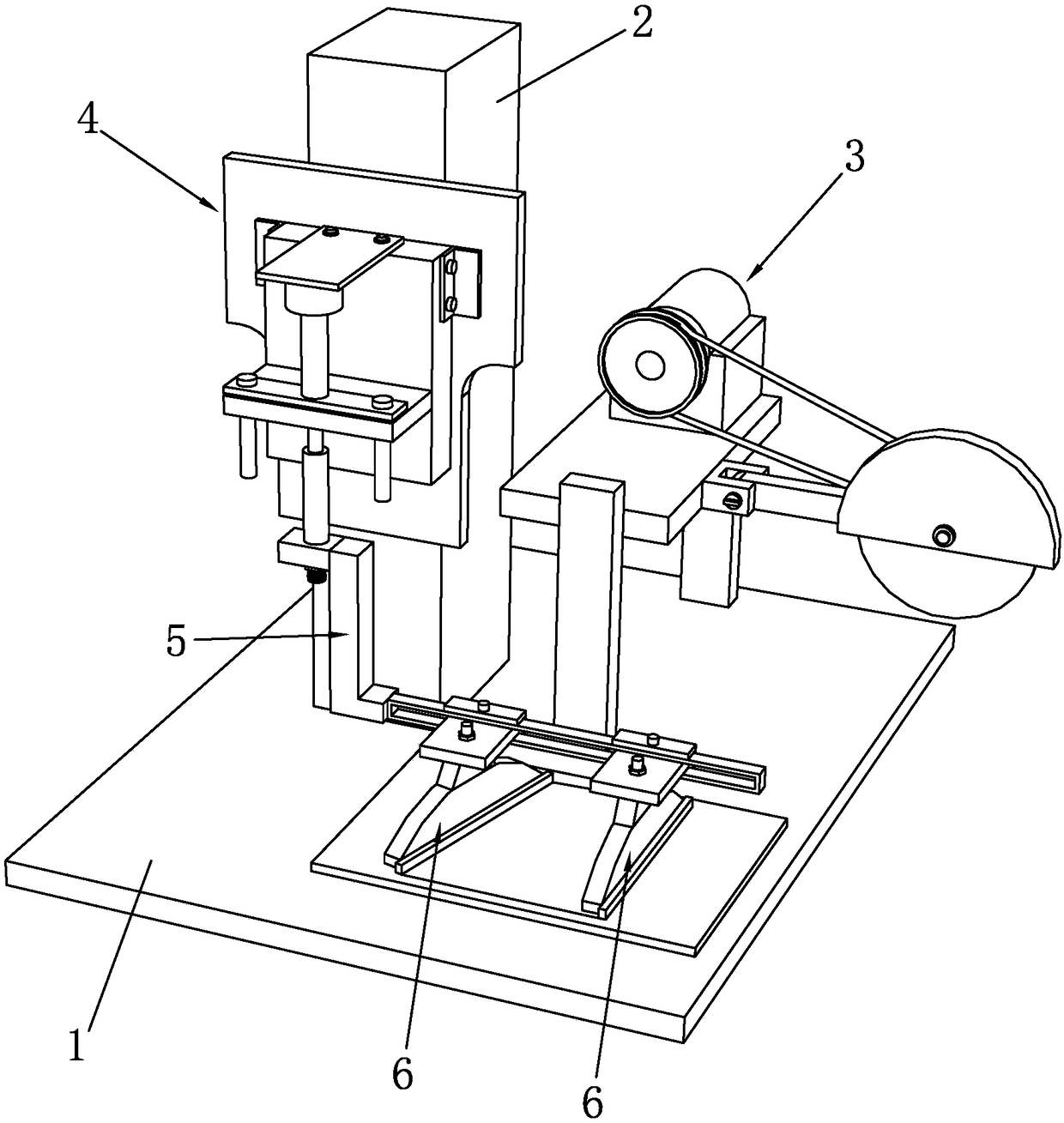 Cutting device for range hood aluminum plate