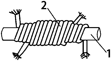 Pre-oxidized fiber core spun yarn and manufacturing method thereof