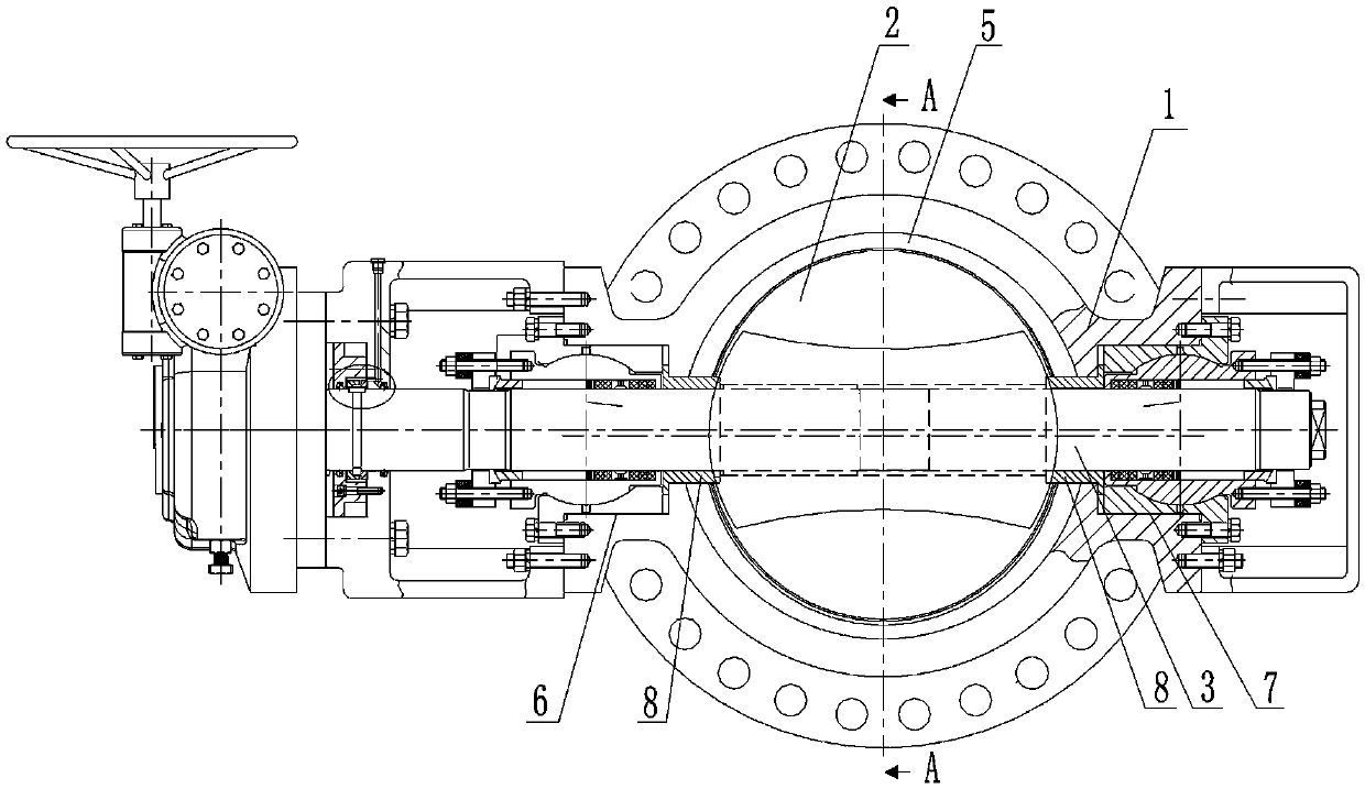 A high-pressure hydrogen-facing butterfly valve for coal-to-hydrogen production
