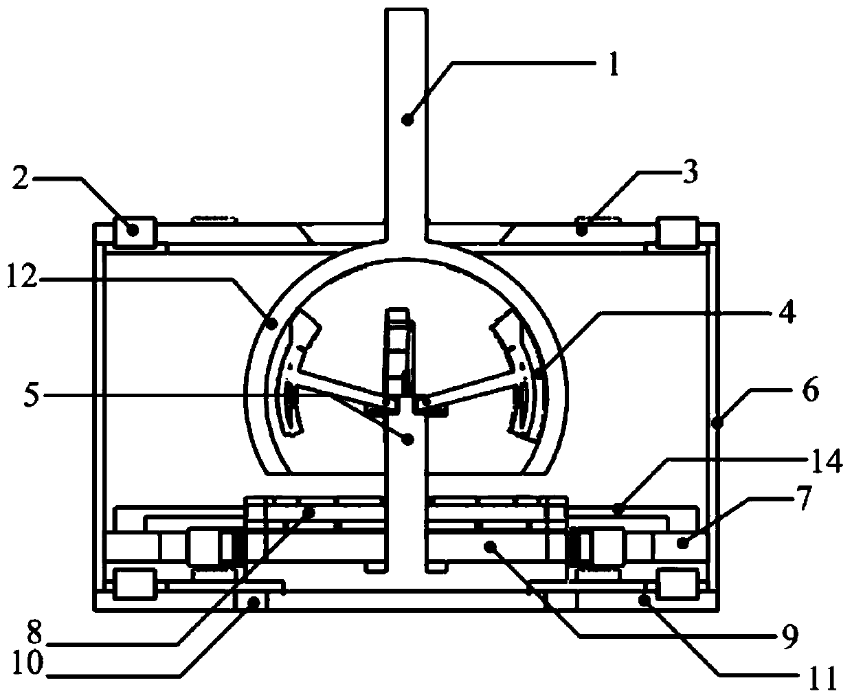 Deflection piezo-driven multi-degree-of-freedom motor