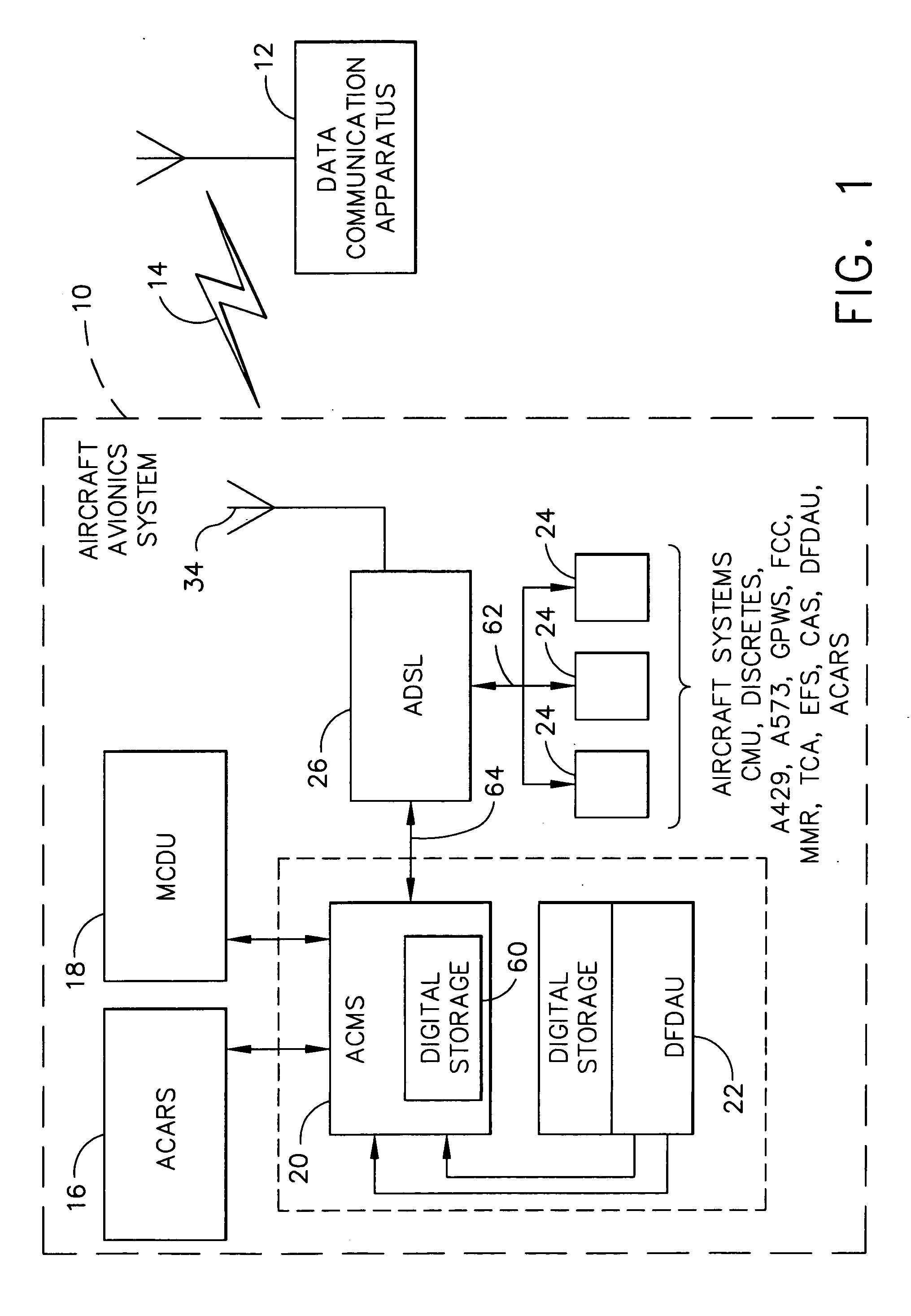 Methods and apparatus for wireless upload and download of aircraft data