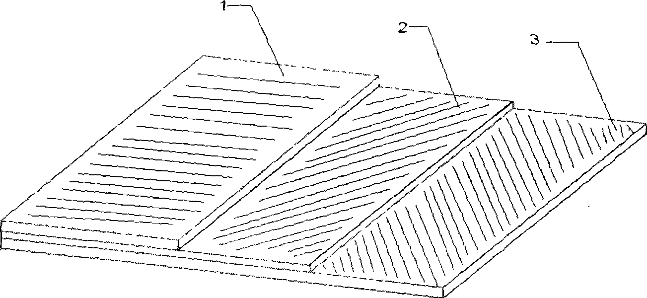 Method for preparing leached fibre felt by electrostatic dry method