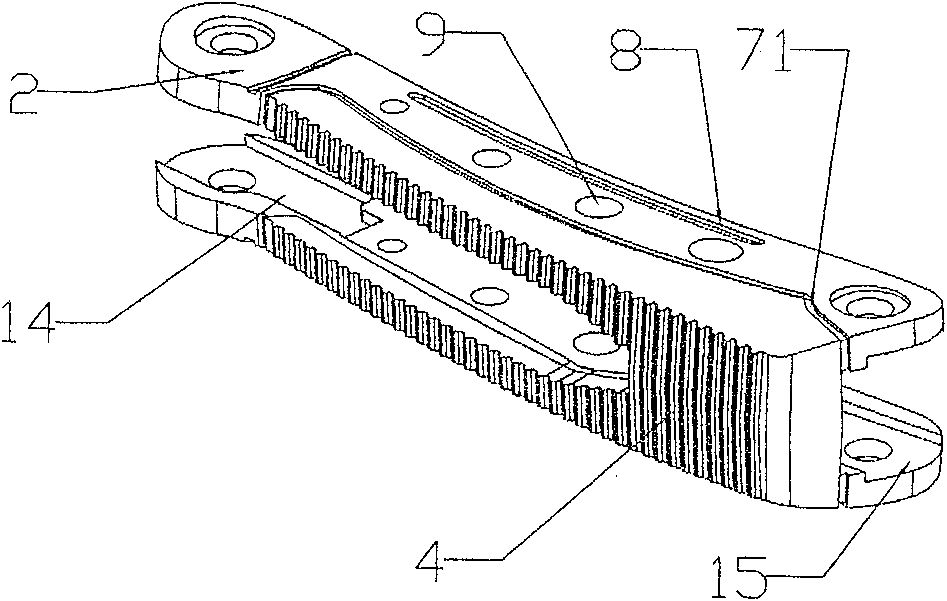 Skid-proof pliers handle for multifunctional folding pliers and manufacturing method thereof