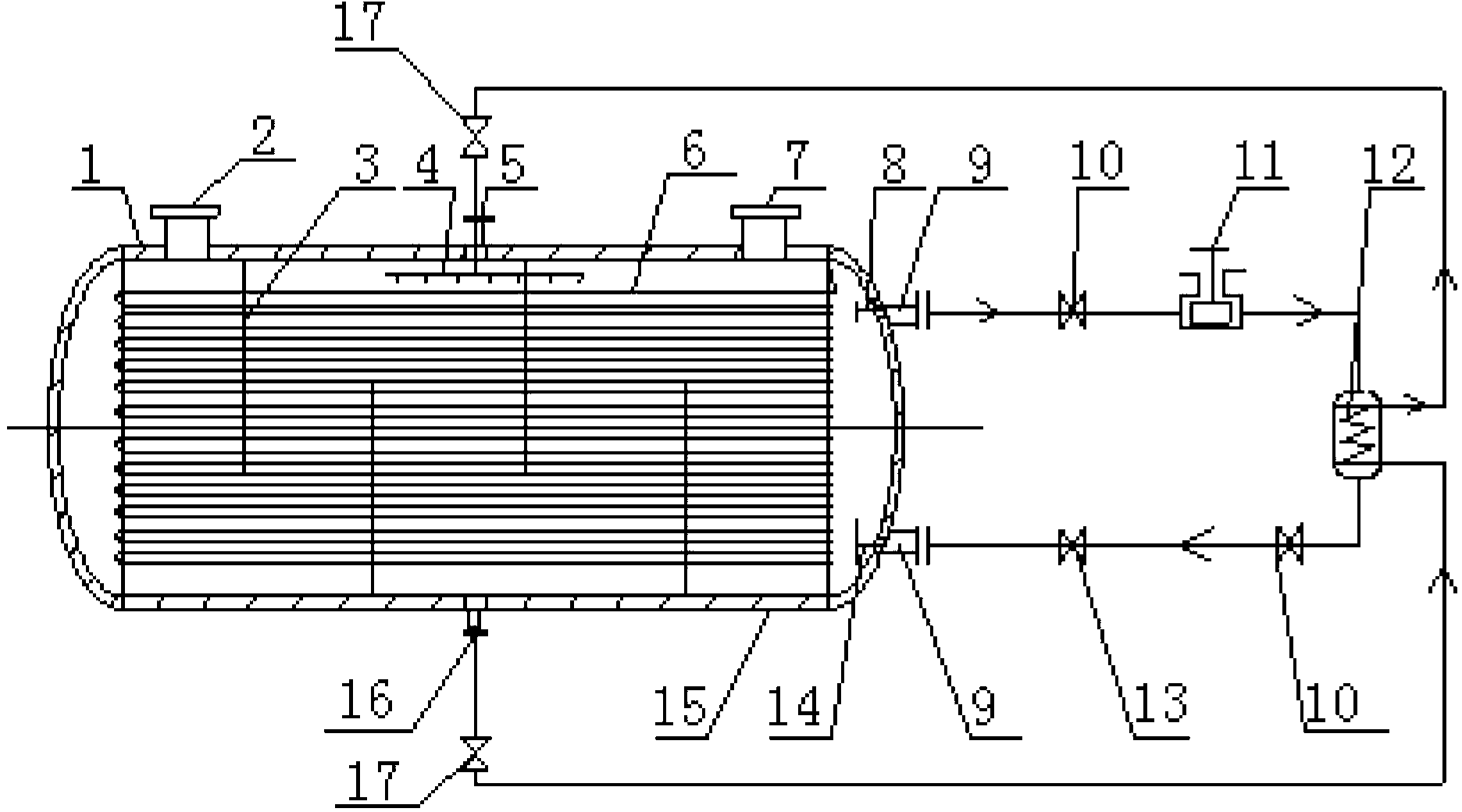Conduction-variable vacuum water catching device