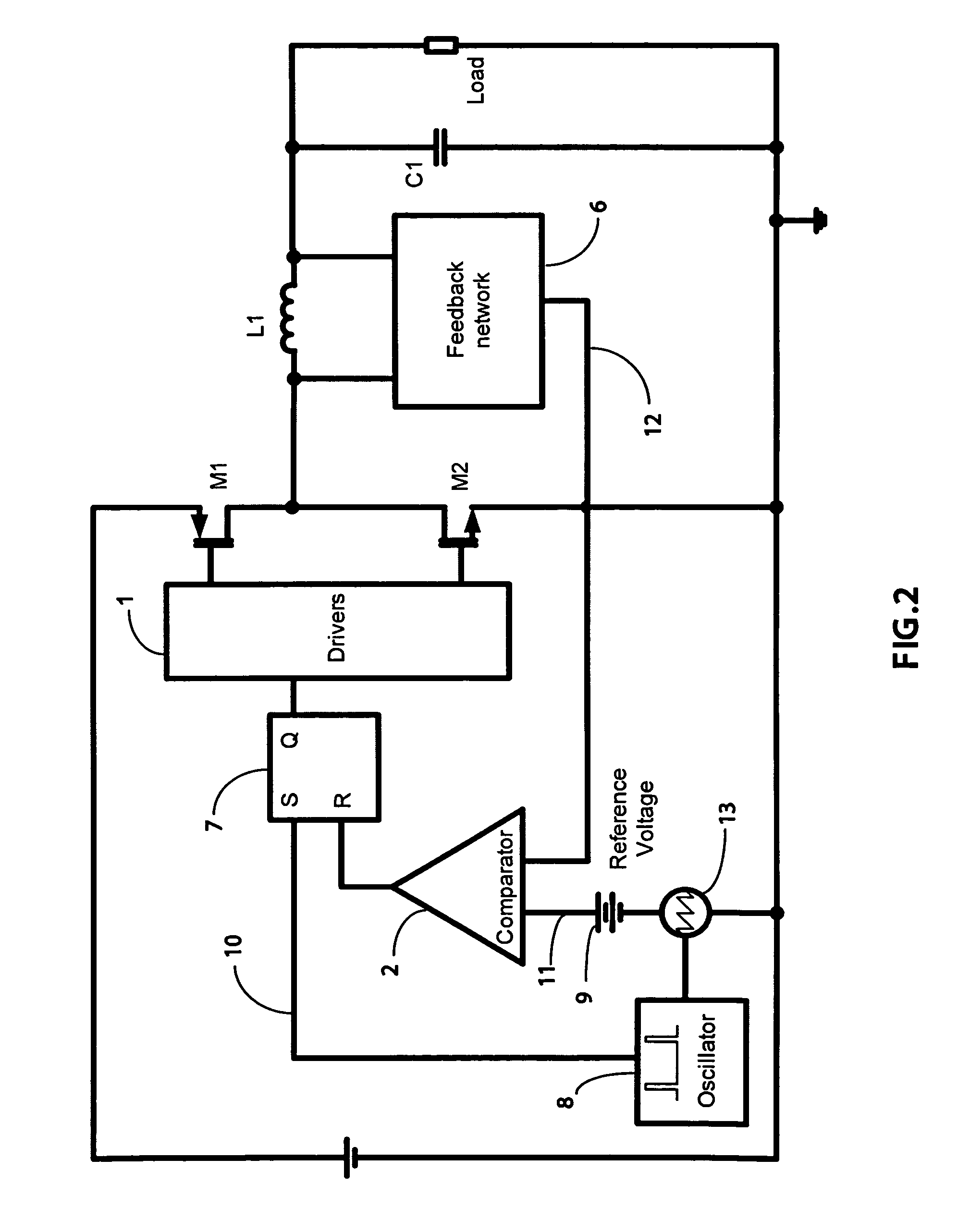 Constant frequency synthetic ripple power converter
