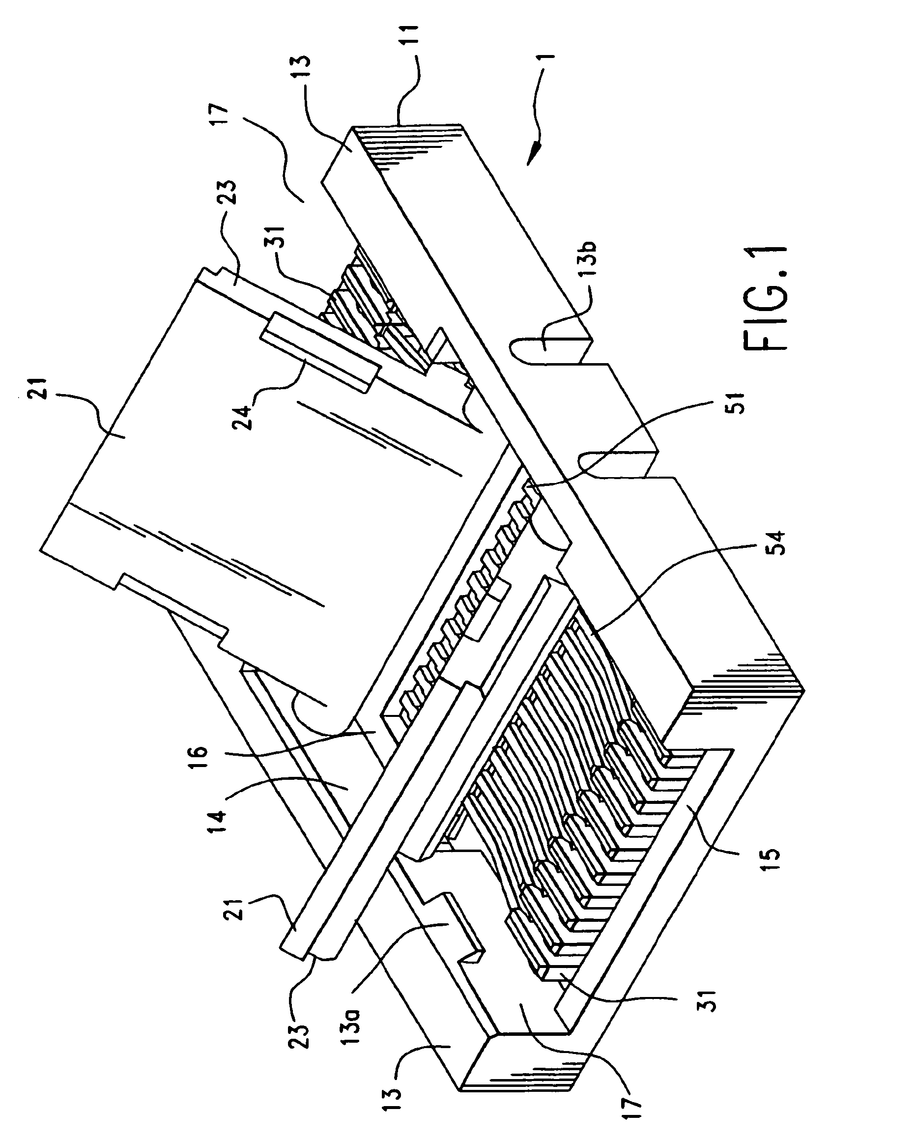 Relay connector for flexible cables