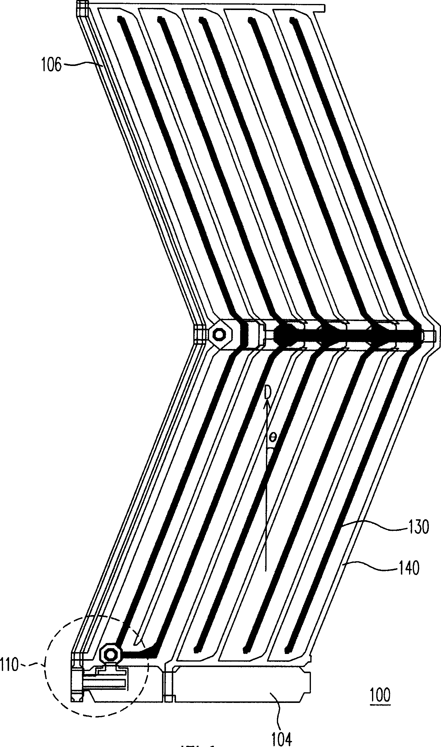 Pixel structure of in-plane switching LCD panel and manufacturing method thereof