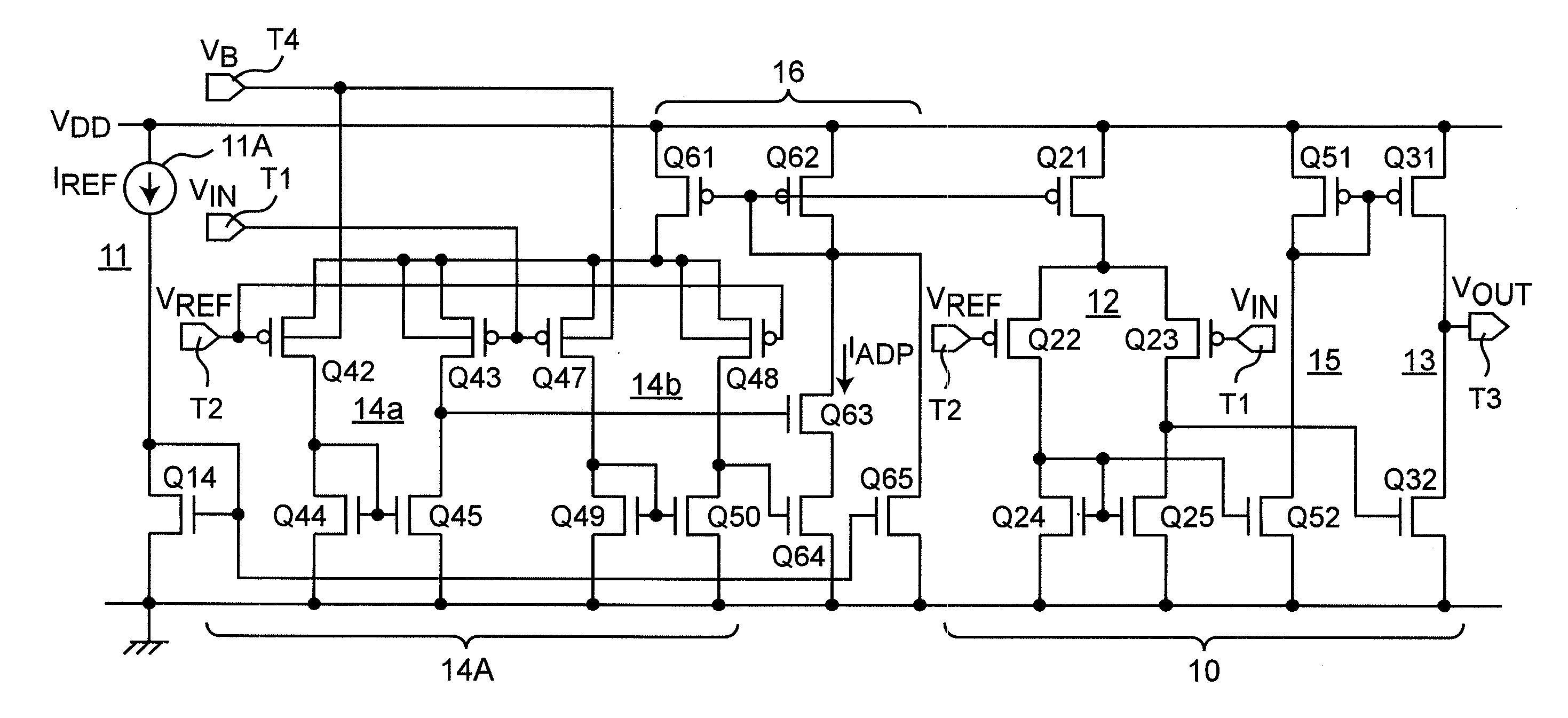 Comparator circuit provided with differential amplifier making logical judgment by comparing input voltage with reference voltage
