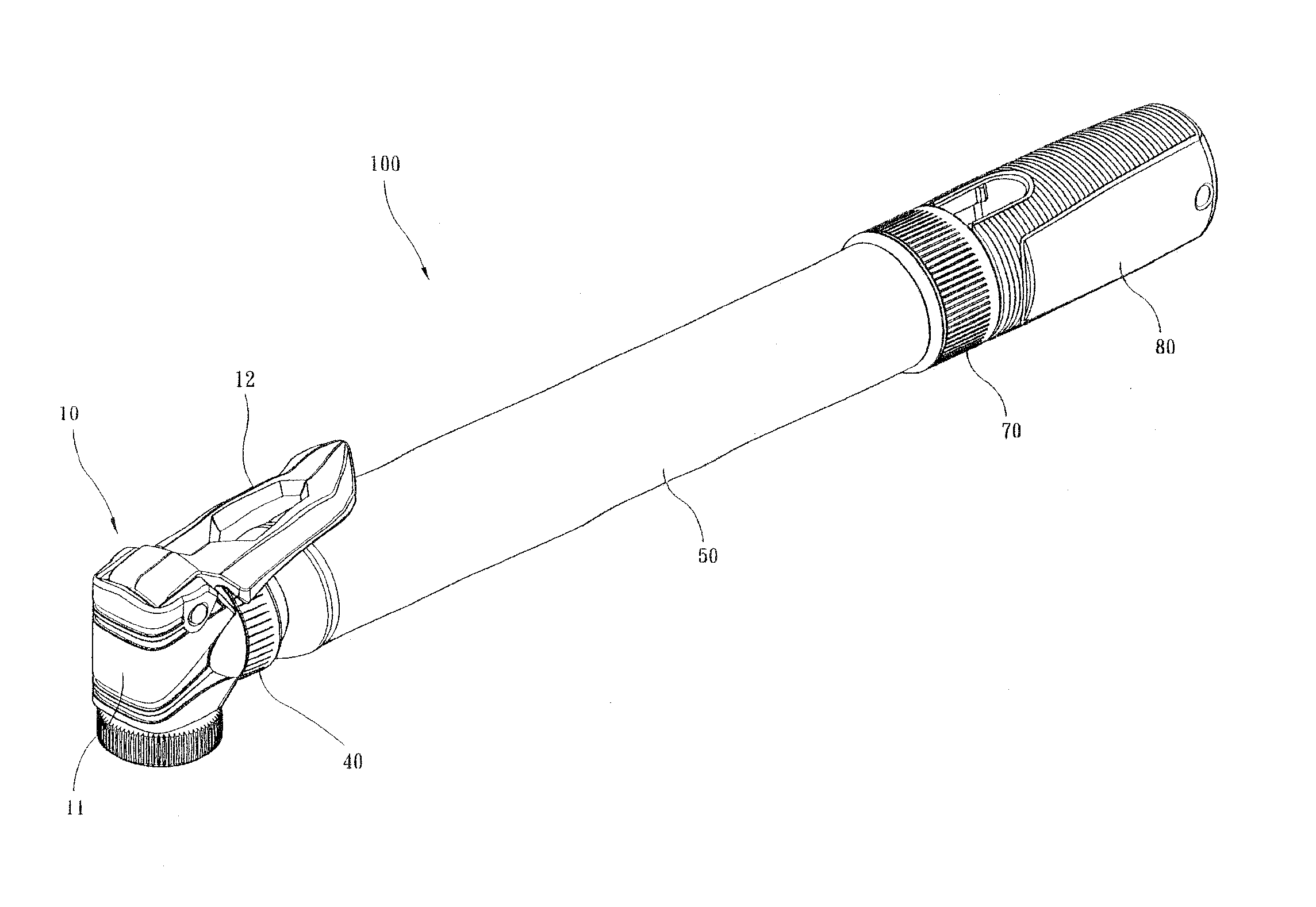 Bicycle Pump with Universal Head