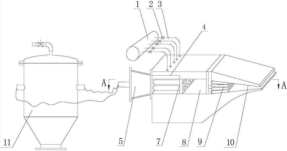 A dilution water adding device and method for adjusting paper banner quantitative