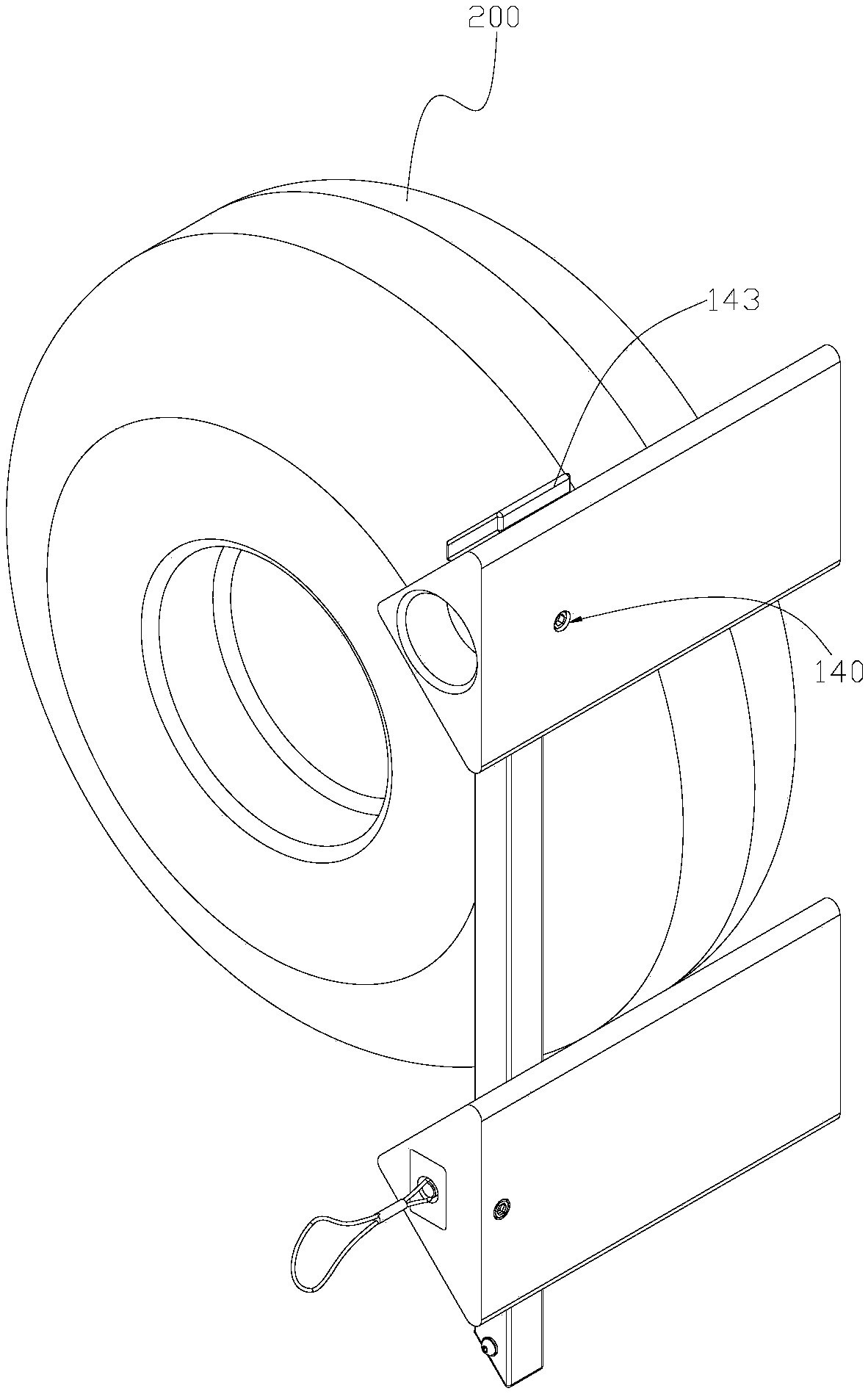 Universal stepless adjusting wheel gear of helicopter