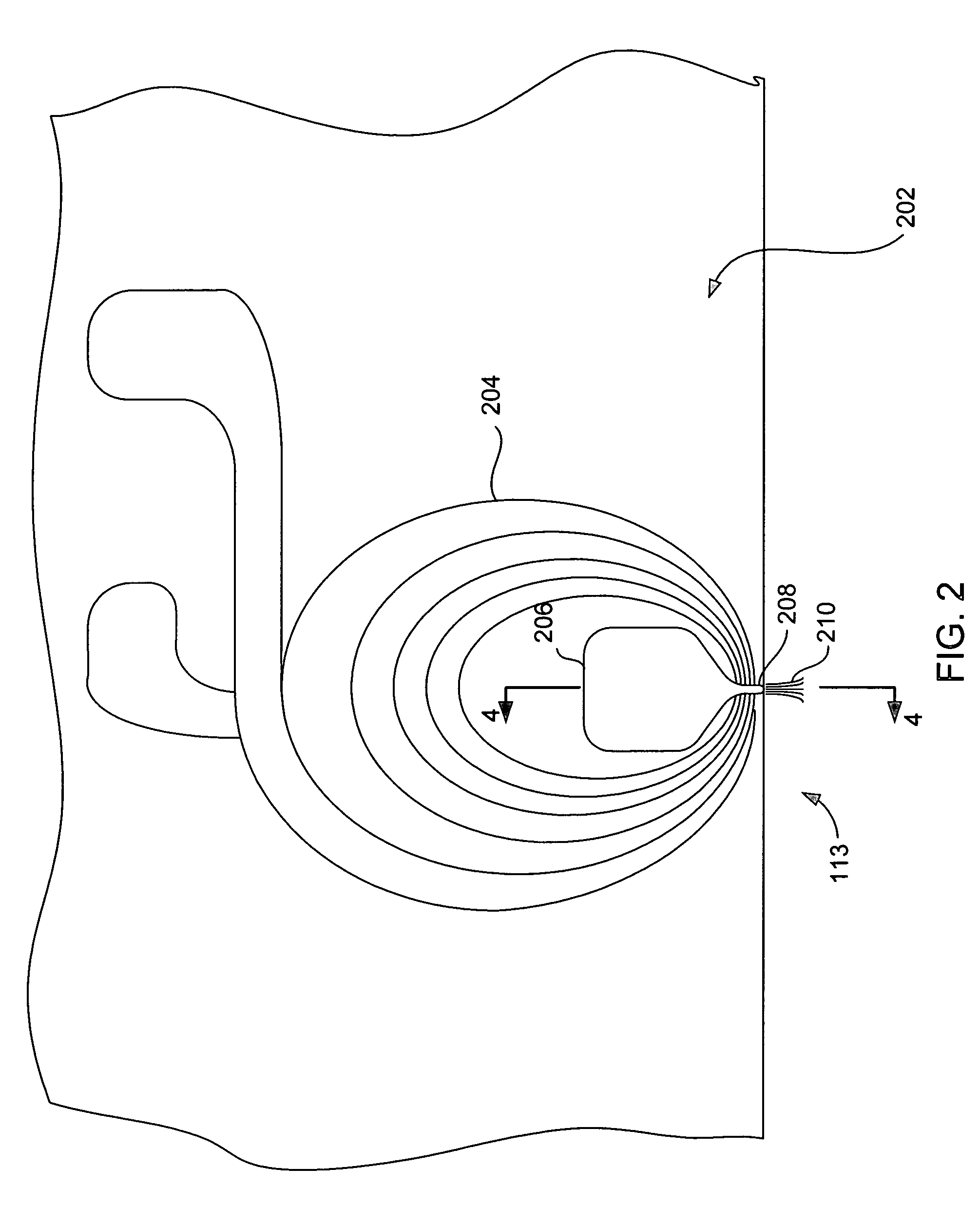 Magnetic write head with gap termination less than half distance between pedestal and back gap