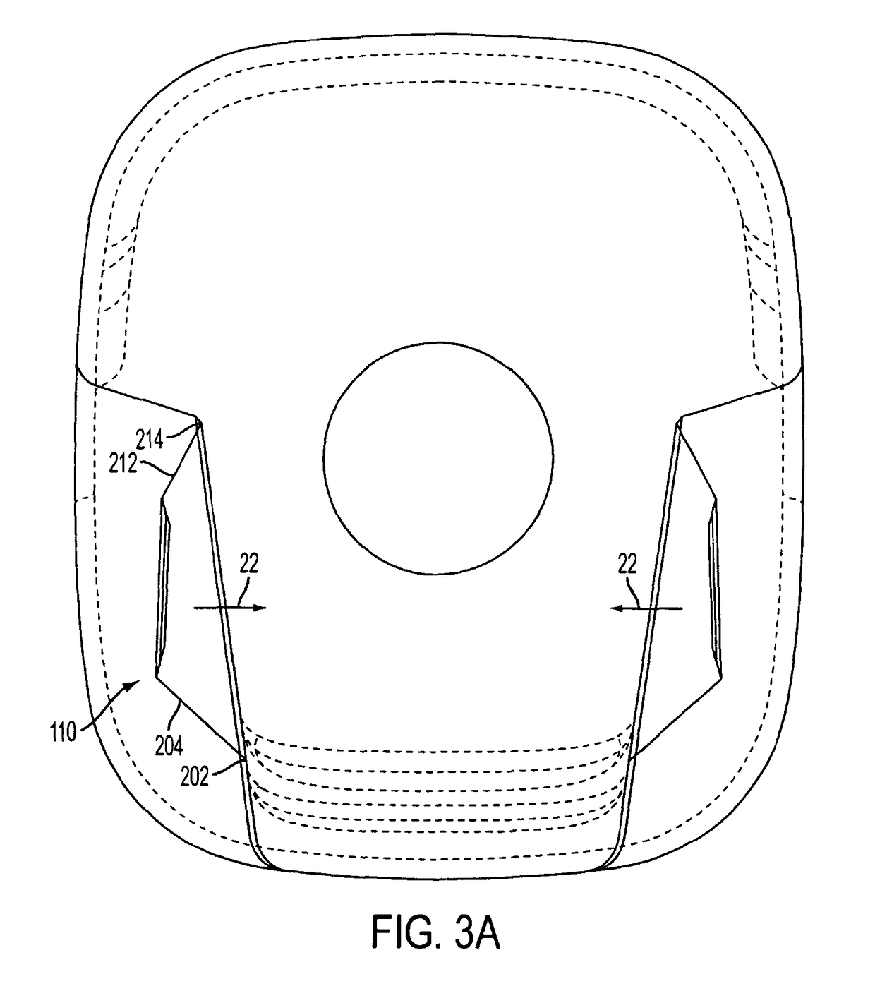 Container having outwardly blown, invertible deep-set grips