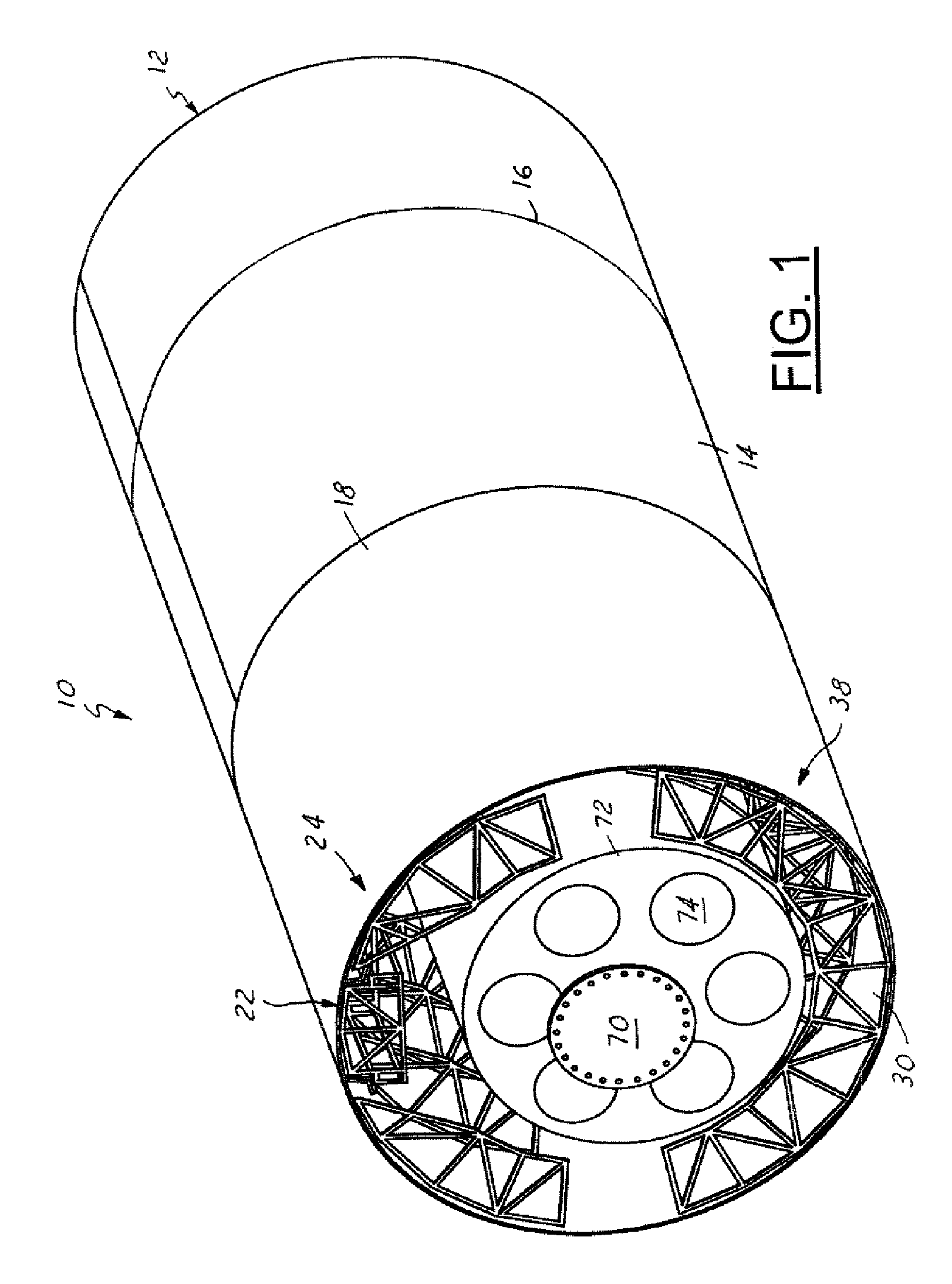 Segmented flexible barrel lay-up mandrel