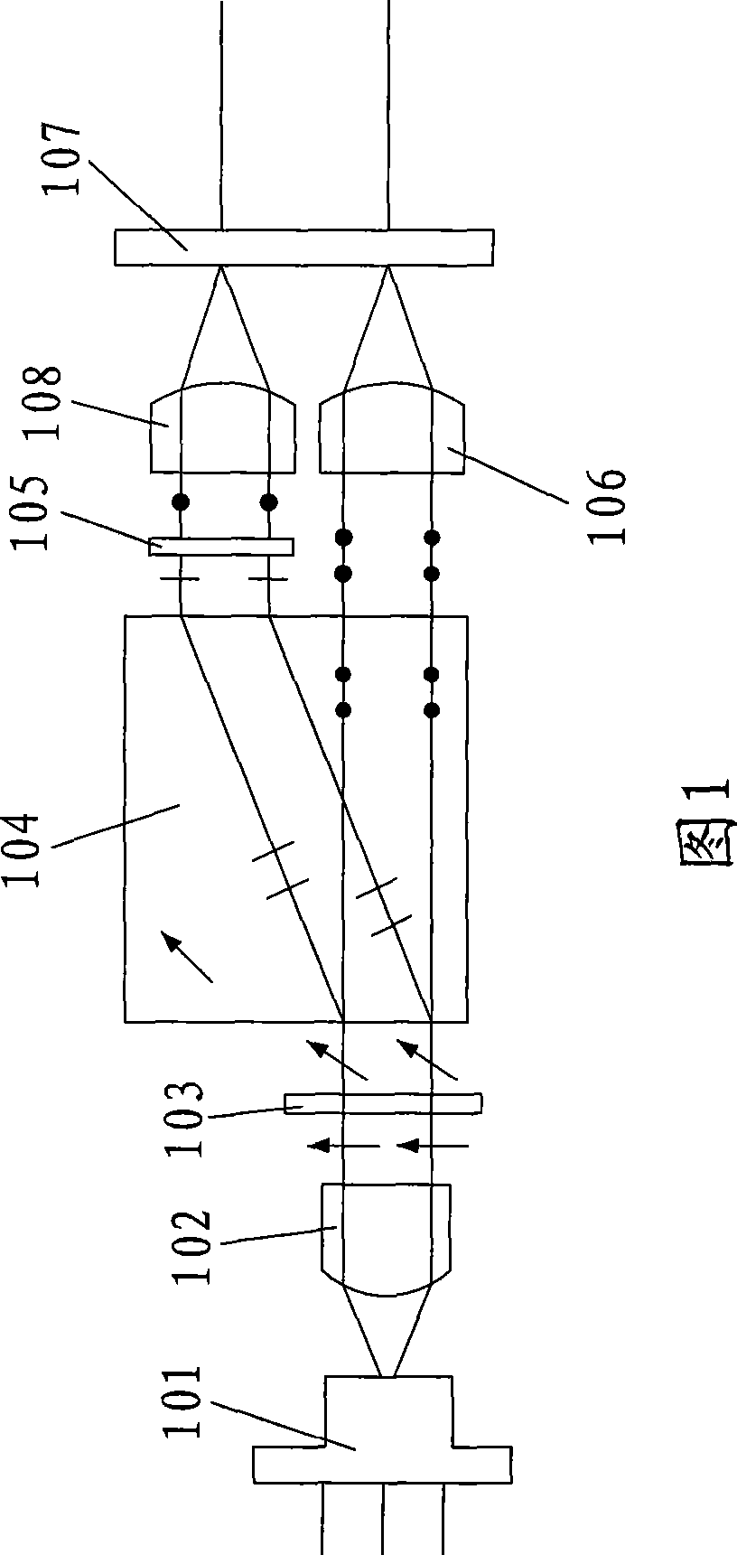 Method realizing adjustment of laser frequency difference and laser thereof