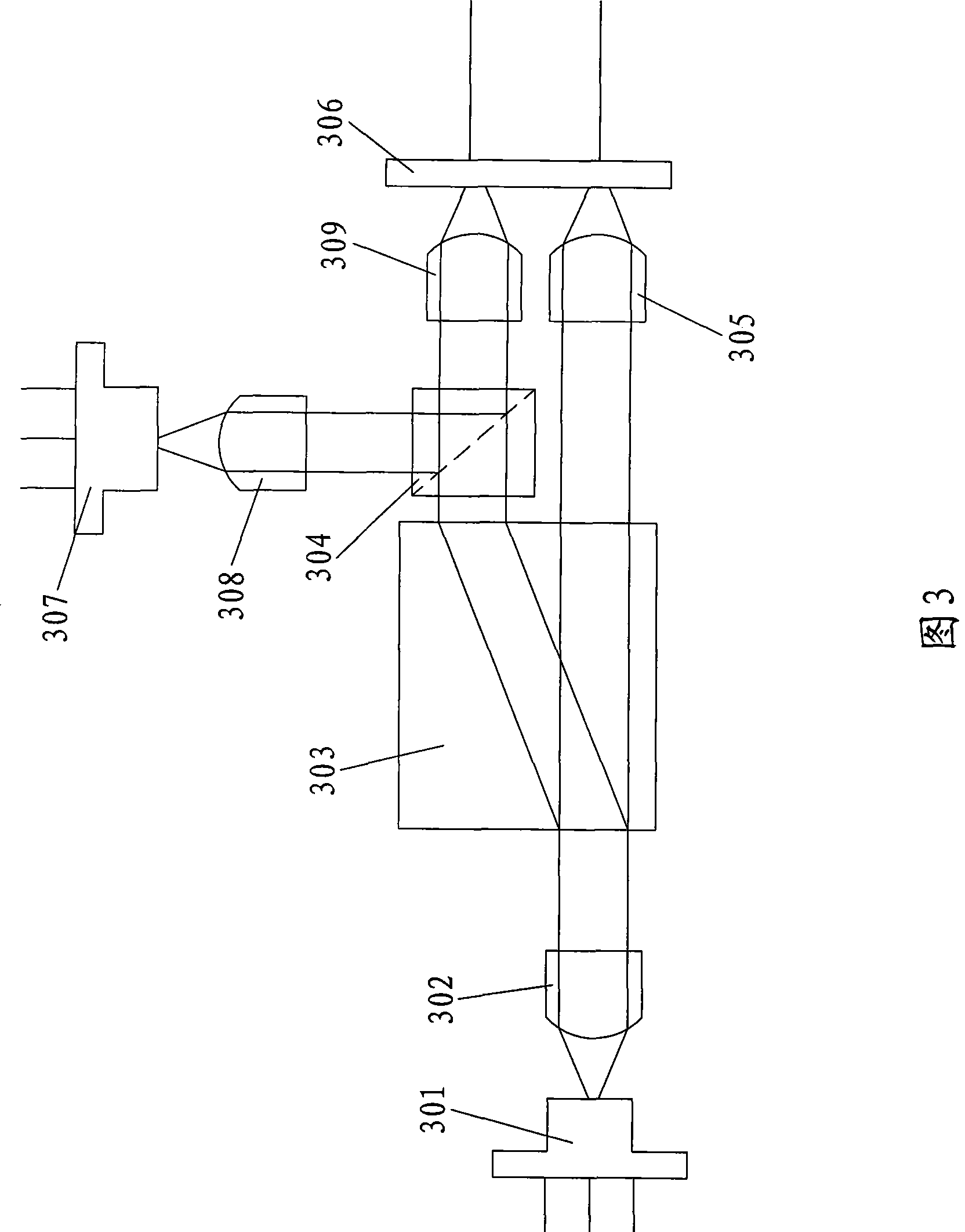 Method realizing adjustment of laser frequency difference and laser thereof