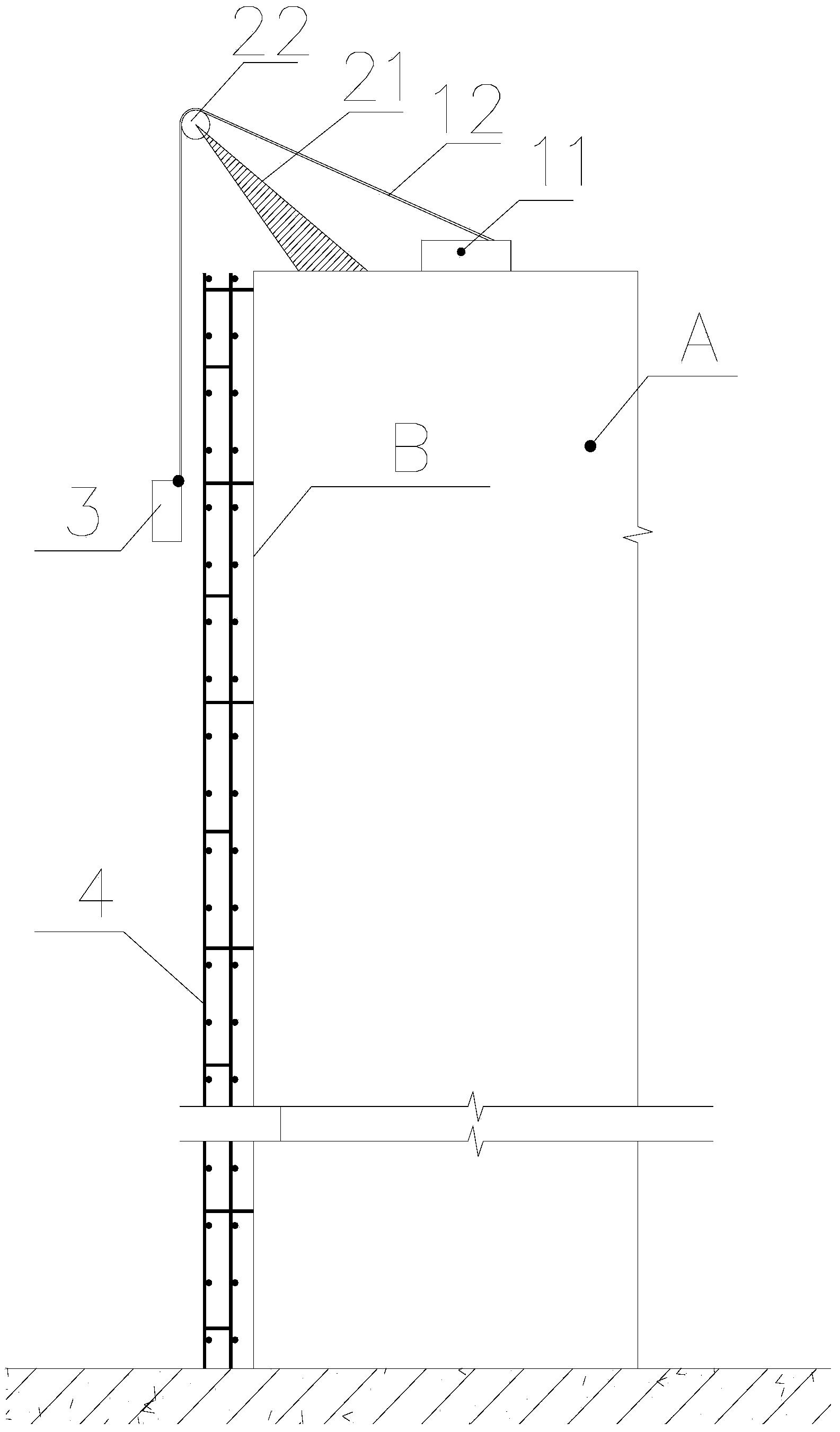 Rendering maintenance device for building external wall